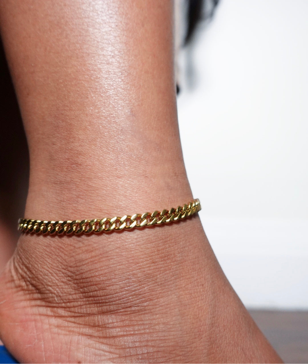 Vive 6mm Cuban Link Anklet