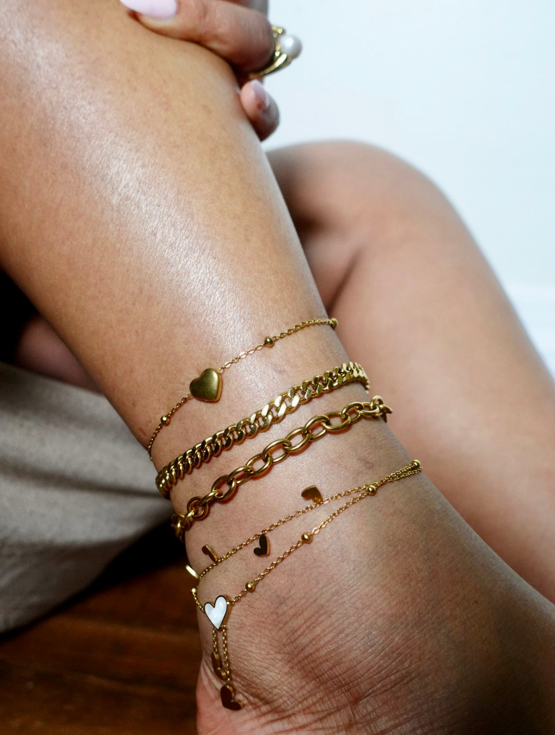 Vive 6mm Cuban Link Anklet