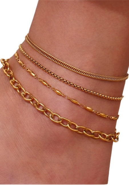 Onua Chunky Link Anklet