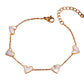 Ami Heart Shell Dainty Bracelet