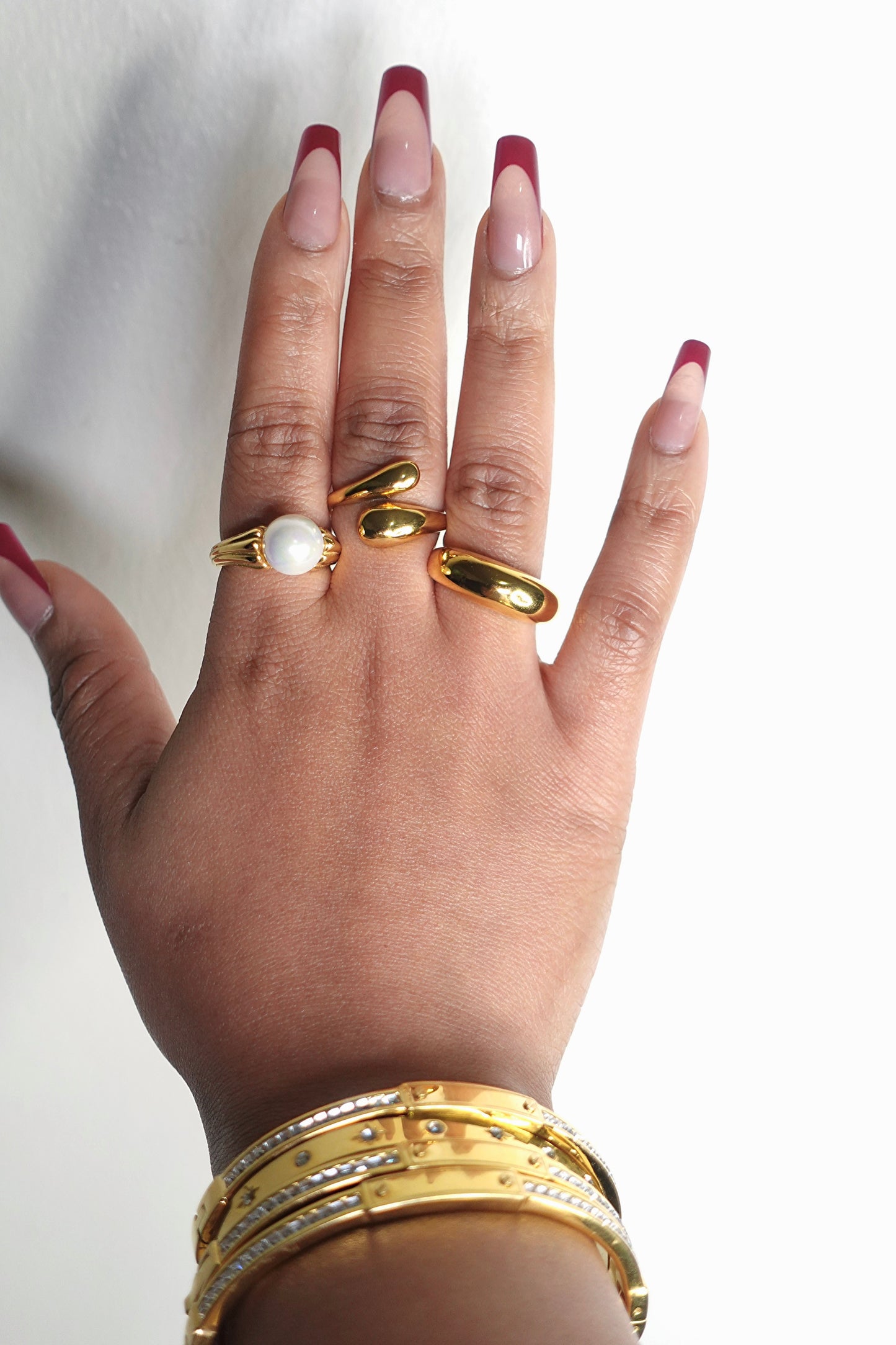 Roja Adjustable Dainty Gold Ring