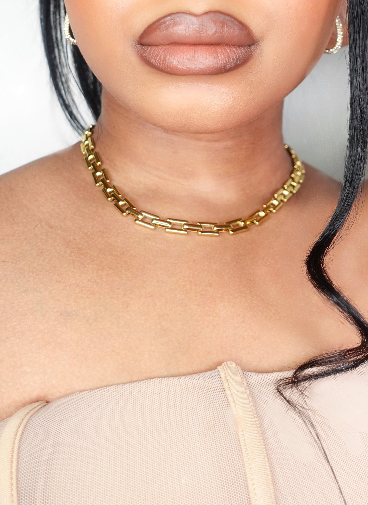 Bedstuy Cuban Link Interlock Necklace