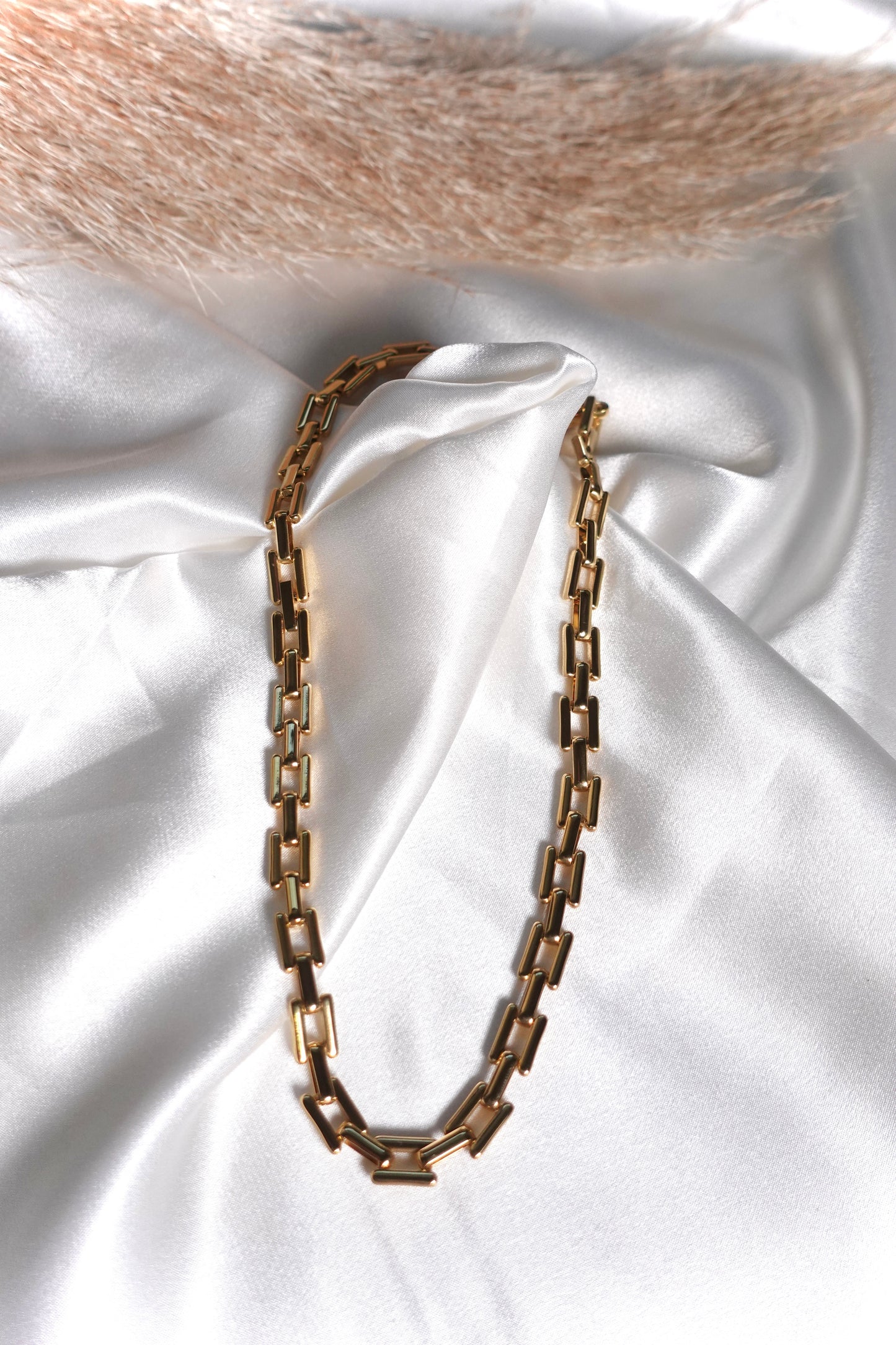 Bedstuy Cuban Link Interlock Necklace