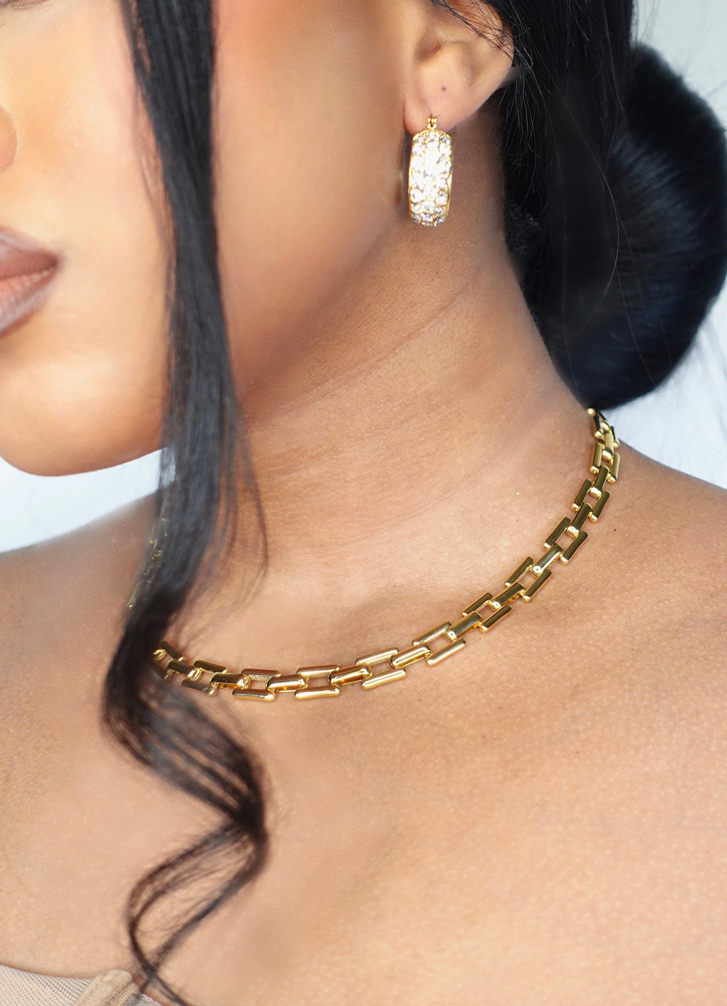 Bedstuy Cuban Link Interlock Necklace