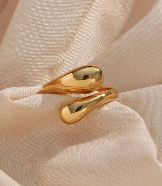 Roja Adjustable Dainty Gold Ring